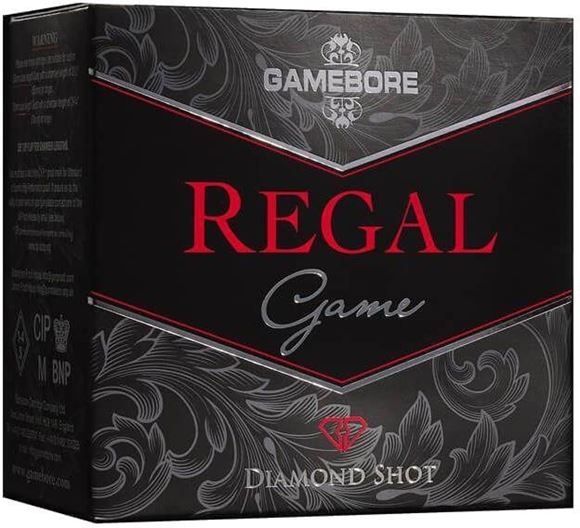 Picture of Kent Cartridge Gamebore Regal Diamond Shotgun Ammunition - 12ga, 2-1/2", 1 1/8 oz, #5 Diamond Shot, Fibre Wad, 25rds Box