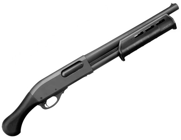 Picture of Remington 870 Tac-14 Pump Action Shotgun - 12Ga, 3", 14", Black Oxide, 4+1rds, Bead Sight, Fixed Cylinder, Magpul Fore End, COMBO With Bird's Head Pistol Grip AND Magpul Buttstock