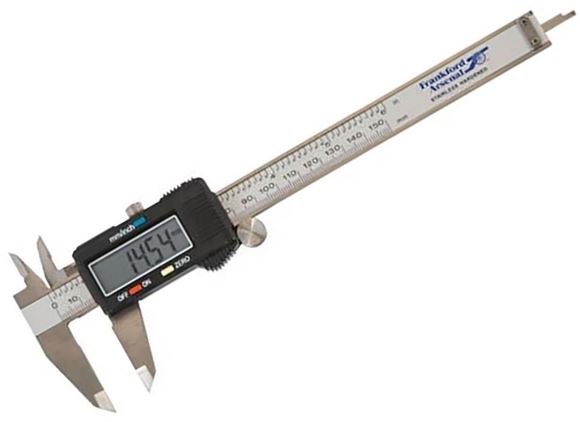 Picture of Frankford Arsenal Reloading Tools, Measuring - Economy Electronic Digital Caliper, 0 to 6", Auto "off", LCD Display