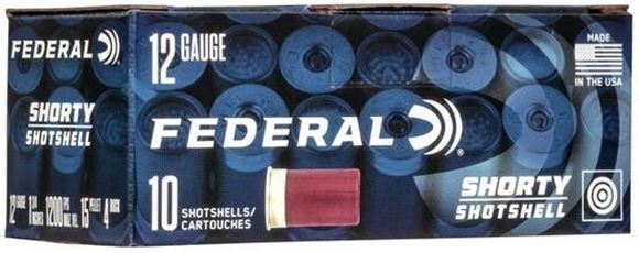 Picture of Federal Shorty Shotshell Shotgun Ammo - 12Ga, 1-3/4", 1oz, Rifled Slug, 10rds Box, 1200fps