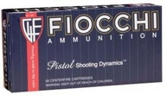 Picture of Fiocchi Pistol & Revolver Ammo - 40 S&W, 170Gr, FMJ FN, 50rds Box