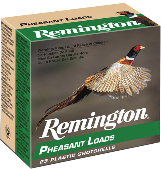 Picture of Remington Upland Loads, Pheasant Loads Shotgun Ammo - 20Ga, 2-3/4", 2-3/4 DE, 1oz, #6, 25rds Box, 1220fps