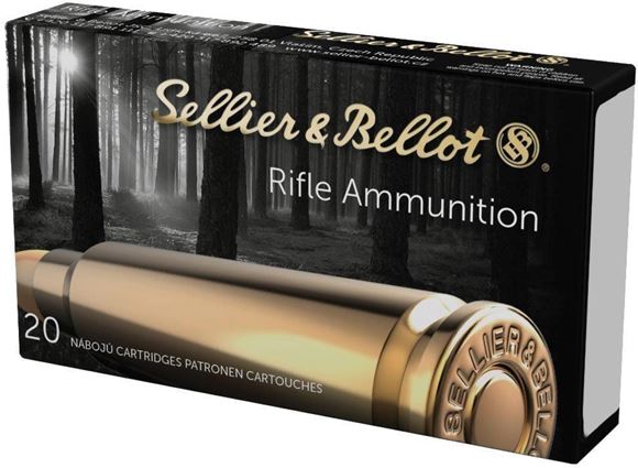 Picture of Sellier & Bellot Rifle Ammo - 6.5x52R (25-35 Win), 117Gr, SP, 20rds Box