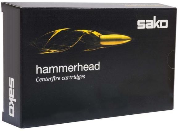 Picture of Sako Rifle Ammo - 338 Win Mag, 250Gr, Hammerhead Bonded Soft Point (211F), 10rds Box
