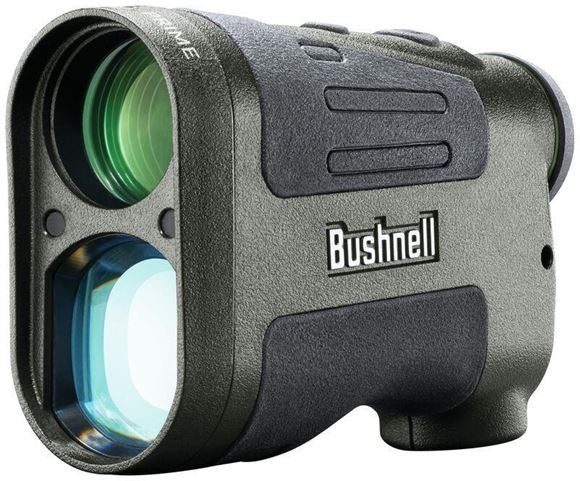 Picture of Bushnell Prime 1700 Hunting Laser Rangefinders - 6x24mm, 1700yds Reflective,1000yds Tree,700yds Deer, EXO Barrier Anti-Water/Fog, Vivid Light 2x Low Light