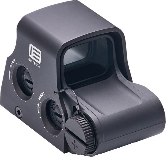 Picture of EOTech Holographic Weapon Sights - Model XPS2, Black, 65 MOA Ring & 1 MOA Dot, Submersible to 10ft (3m), CR123A Battery, 600hrs @ Setting 12, High Visibility Green Reticle
