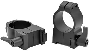 Picture of Warne Scope Mounts Rings, CZ - For CZ 550 (19mm Dovetail), 30mm, Quick Detach, Medium (.425"), Matte