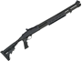 Picture of Mossberg 590A1 Tactical M-LOK  Pump Action Shotgun - 12Ga, 3", 20", Heavy-Walled, Parkerized, Black Synthetic Stock w/ Shell Storage, M-LOK Forend,6-Pos Adjustable Stock, Fixed Cylinder, XS Ghost Ring Rear Sight & Fiber Optic Front, Top Rail, 8rds