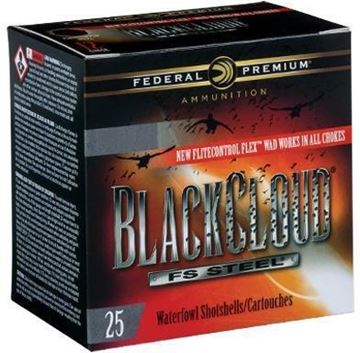 Picture of Federal PWBX209-3 Black Cloud Waterfowl Shotshell 20 GA 3" 1oz 3 25 Rnd per Box