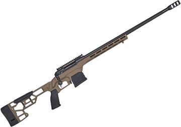 Picture of Savage 57564 110 Precision BA Rifle 6.5 Creed, MDT Chassis FDE, 24 In Heavy Threaded Barrel, 20 MOA Rail, Muzzle Brake, 10 Rnd.