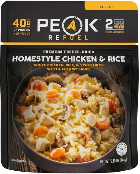 Picture of Peak Refuel Freeze Dried Meals - Homestyle Chicken & Rice