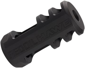 Picture of Browning Sporter Recoil HAWG Muzzle Brake, Matte Black, .30 Cal or Smaller with M13 X 1.25 or M13 x .75 Threaded Muzzle, Compatible With Sporter And Speed Models