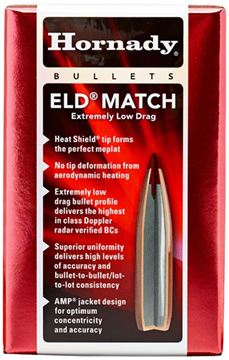 Picture of Hornady Bullets - ELD-M, 6.5mm, 120Gr, 100rds