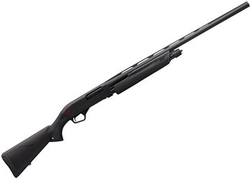Picture of Winchester SXP Black Shadow Pump Action Shotgun - 20Ga, 3", 26", Chrome Plated Chamber & Bore, Vented Rib, Matte Black, Satin Black Composite Stock w/Textured Grip, 4rds, Brass Bead Front Sight, Invector-Plus Flush (F,M,IC)