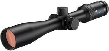 Picture of Zeiss Hunting Sports Optics, Conquest V4 Riflescope - 4-16x44mm, 30mm, Z-Plex Reticle (#60), SFP, Capped Elevation Turret, Illuminated, 1/4 MOA Click Adjustment, CR2032, Matte Black