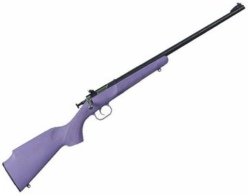Picture of Keystone KSA2306 Crickett Bolt Action Youth Rifle, 22 LR, Purple Syn Stk, Single Shot, 16.125" Blued Barrel, EZ Loader