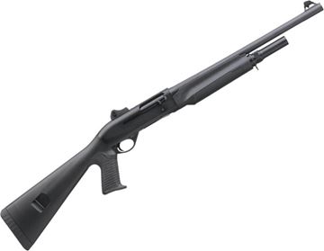 Picture of Benelli M2 Tactical Semi-Auto Shotgun - 12Ga, 3", 18-1/2", Blued, Black Synthetic, Pistol Grip Stock, 5rds, Ghost Ring Sights, Crio Choke (IC,M,F)