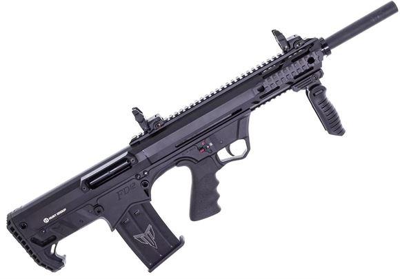 Picture of Canuck FD12 Bullpup Semi-Auto Shotgun - 12ga, 3", 20" Chrome Lined, Black Synthetic Stock, Ambidextrous Charging Handle, Fire Selector, 2x5rds, 1x2rds, Flip-up Sights, Forward Grip, Mobil Choke Flush (C,M,F)