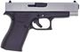 Picture of Glock 48 Gen5 Standard Safe Action Semi-Auto Pistol - 9mm, 4.173, Black Frame & Silver Slide, 2x10rds, Fixed Sights, Slimline, Front Serrations
