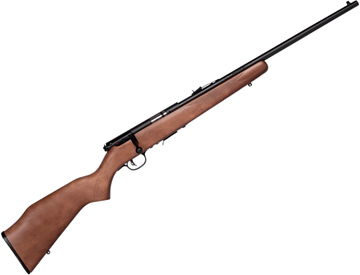 Picture of Savage 90700 93 G Bolt Action Rifle 22 WMR, RH, 21 in, Satin Blued Wood Stk, 5+1 Rnd, Accu-Trigger