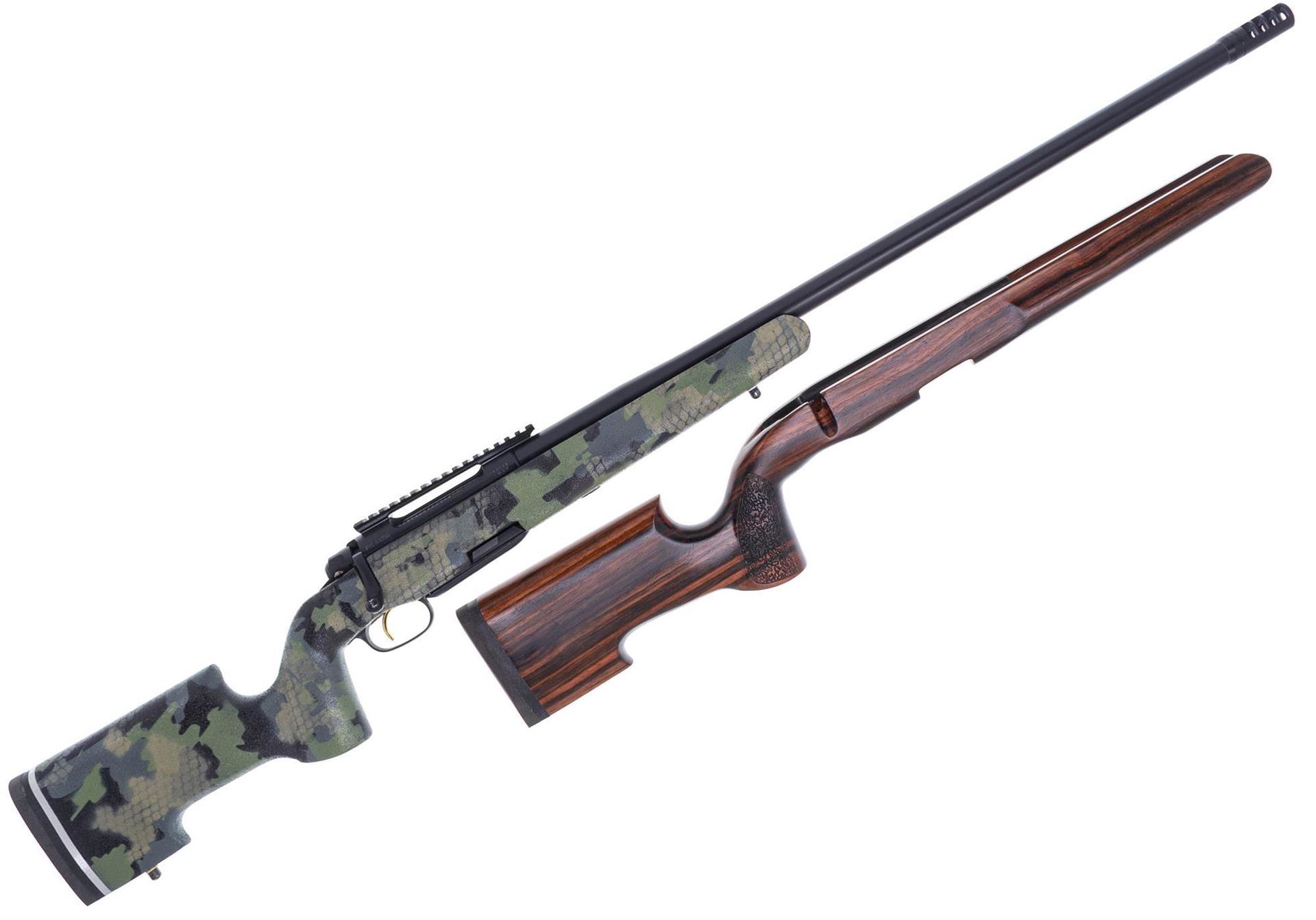 Used Custom Steyr Mannlicher Luxus Bolt Action Rifle, 8x68 Improved, 28