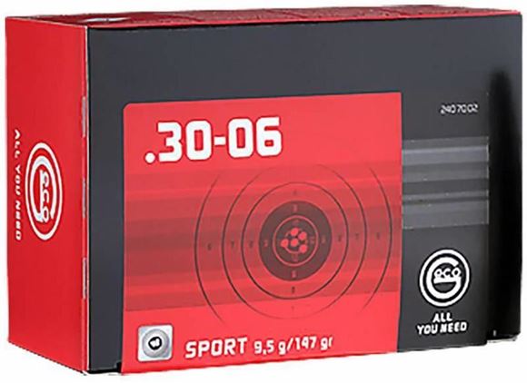 Picture of Geco Sport Match Rifle Ammo - 30-06 Sprg, 147gr, HP, 50rds Box