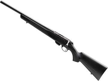 Picture of Tikka T1X MTR Left Hand Rimfire Bolt Action Rifle - 17 HMR, 20", Blued, Cold Hammer Forged Threaded Barrel, Synthetic Stock, 10rds, No Sight, Single Stage Trigger