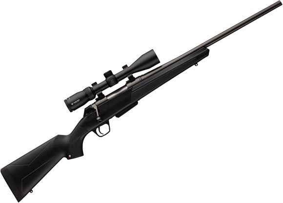 Picture of Winchester XPR Compact Scope Combo Bolt Action Rifle - 6.5 Creedmoor, 20", 1:8", 13''Length of Pull, Matte Black Perma-Cote Finish, Black Synthetic Stock, 3rds, No Sights, Vortex Crossfire II 3-9x40 with BDC Reticle