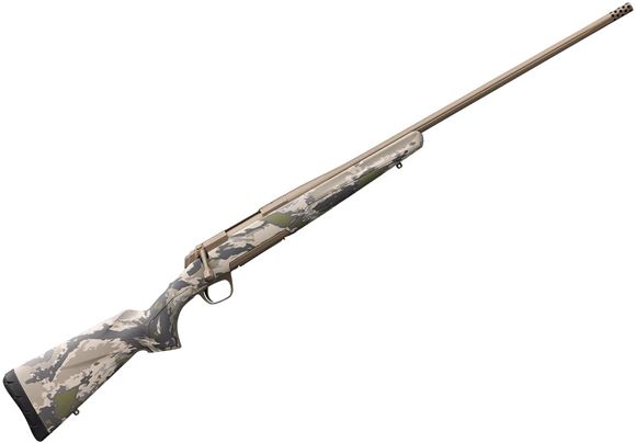 Picture of Browning X-Bolt Speed  Bolt Action Rifle - 300 Win Mag, 26", Fluted Sporter Contour, OVIX Camo Composite Stock, Smoked Bronze Cerakote, Muzzle Brake, 3rds