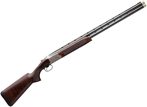 Picture of Browning Citori 725 Sporting Over/Under Shotgun - 12Ga, 3", 32", Vented Rib, Polished Blued, Silver Nitride Steel Receiver, Gloss Oil Grade III/IV Black Walnut Stock, HiViz Pro-Comp Front & Ivory Mid-Bead Sights, Invector-DS Extended (F,IM,M,IC,S)