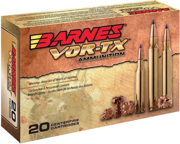 Barnes VOR-TX Premium Hunting Rifle Ammo - 260 Rem, 120Gr, TTSX BT, 20rds Box