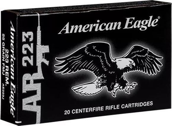 Picture of 223 Rem, 55Gr, FMJ, 20rds Box