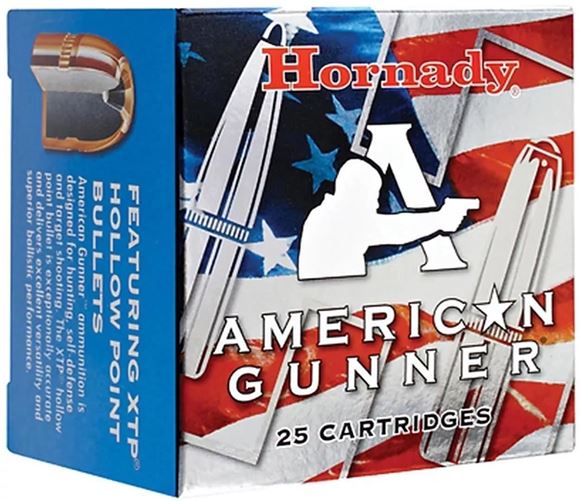 Picture of Hornady American Gunner Handgun Ammo - 40 S&W, 180Gr, XTP American Gunner, 20rds Box