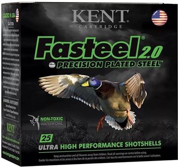 Picture of Kent Fasteel Precision 2.0 Steel Waterfowl Shotgun Ammo - 12Ga, 2-3/4", 1-1/16oz, #6, 25rds Box, 1550fps