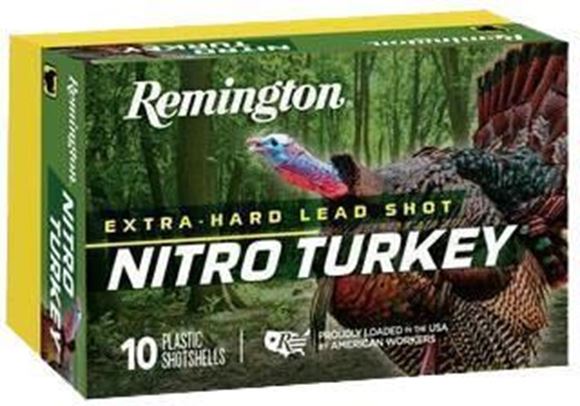 Picture of Remington Nitro Turkey Loads Shotgun Ammo - 12Ga, 3", MAX DE, 1-7/8oz, #5, 100rds Case, 1210fps