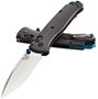 Picture of Benchmade Knife Company, Knives - Bugout, AXIS Mechanism, 3.24" S90V Blade, Carbon Fiber Handle, Mini Deep Carry Reversable Clip, Drop-Point, Plain Edge, Lanyard Hole, Weight: 2.02oz (57.27g)