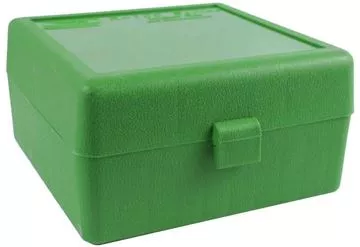 Picture of MTM Case-Gard R-100 Series Rifle Ammo Box - RM-100, 100rds, Green