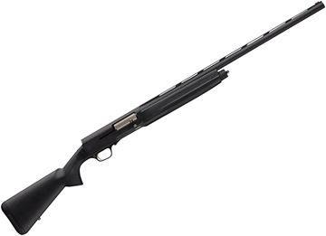 Picture of Browning A5 Stalker Semi-Auto Shotgun - 12Ga, 3-1/2", 28", Lightweight Profile, Vented Rib, Matte Blued, Matte Black Aluminium Alloy Receiver, Matte Black Dura-Touch Armor Coating Composite Stock, 4rds, Fiber Optic Front & Ivory Mid Bead Sights, Invector