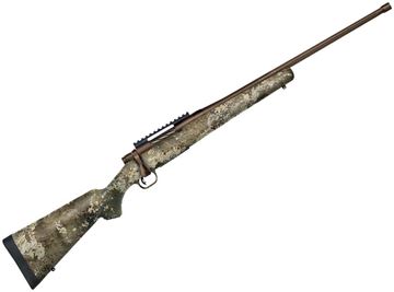 Picture of Mossberg 28046 Patriot Predator Rifle 6.5 Creedmoor 22 Fluted/Threaded Strata Camo, Brown Cerakote 5+1 rd