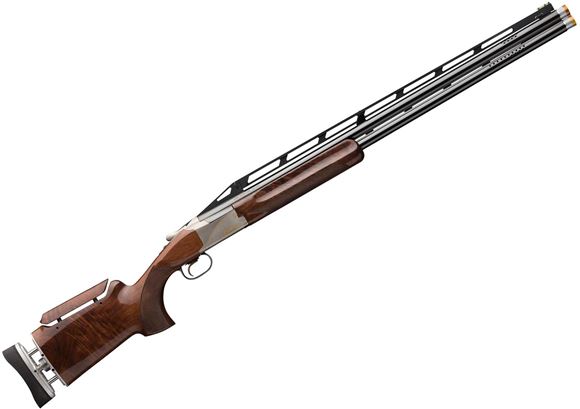 Picture of Browning Citori 725 Trap MAX Adjustable Comb Over/Under Shotgun - 12Ga, 2-3/4", 30", Ported, High Vented Rib, Polished Blue, Silver Nitride Receiver, Grade V/VI Walnut Stock, HiViz Pro-Comp Front, Invector-DS Extended(M/IM/F)