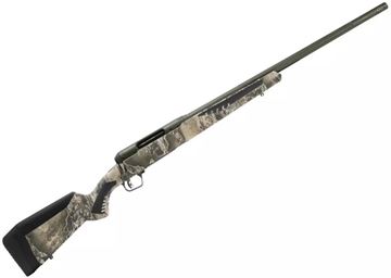 Picture of Savage 57738 110 Timberline Bolt Action Rifle, 6.5 Creed., 22" Bbl OD Green, Fluted, Brake, Realtree Excape Camo Stock, 4+1 Rnd