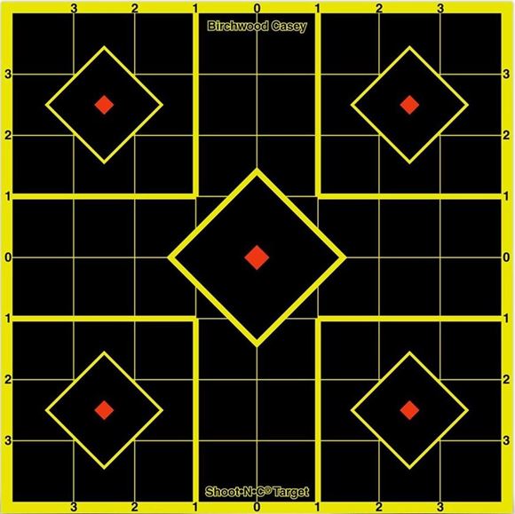 Picture of Birchwood Casey Targets, Shoot-N-C Targets - Shoot-N-C 8" Sight-In Target, 6 Targets