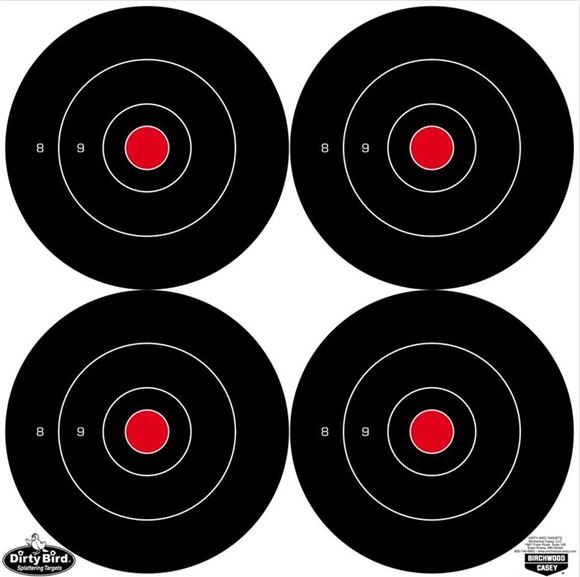 Picture of Birchwood Casey Targets, Dirty Bird Targets - Dirty Bird 6" Birchwood Casey Targets, Dirty Bird Targets - Dirty Bird 6" 48 Bull's-Eye Target, 12 Targets
