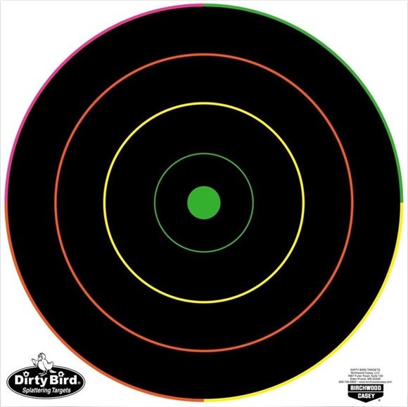 Picture of Birchwood Casey Targets, Dirty Bird Targets - Dirty Bird 12" Multicolor Target, 10 Targets