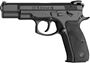 Picture of CZ 75 B Omega DA/SA Semi-Auto Pistol - 9mm, 4.61", Hammer Forged, Black Polycoat, Rubberized Plastic Grips, 1x10rds, Fixed Sights, Decocker