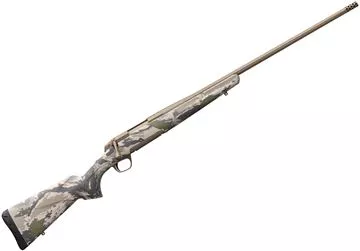 Picture of Browning X-Bolt Speed Bolt Action Rifle - 243 Win, 22", Fluted Sporter Contour, OVIX Camo Composite Stock, Smoked Bronze Cerakote, Muzzle Brake, 4rds