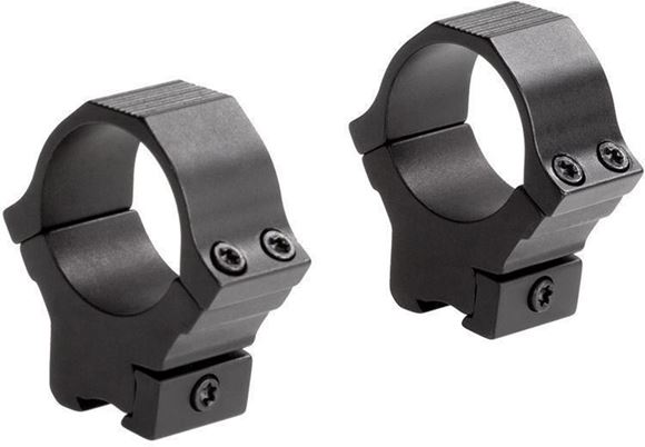 Picture of Sun Optics USA Mounting Systems - 22 Sport Rings, 30mm, Medium, Satin Black, 3/8" Dovetail