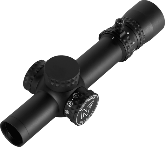 Picture of Nightforce NX8 Riflescopes - 1-8x24mm F1, 30mm, First Focal Plane, .2 Mil Click Value, FC-Mil Reticle, External Adjustable Illumination, Zero Stop, PTL (Power Throw Lever)