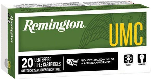 Remington UMC Rifle Ammo - 303 British, 174Gr, FMJ, 20rds Box, 2475fps