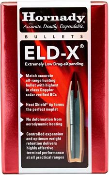 Picture of Hornady Rifle Bullets, ELD-X - 30 Caliber (.308"), 200Gr, ELD-X, 100ct Box